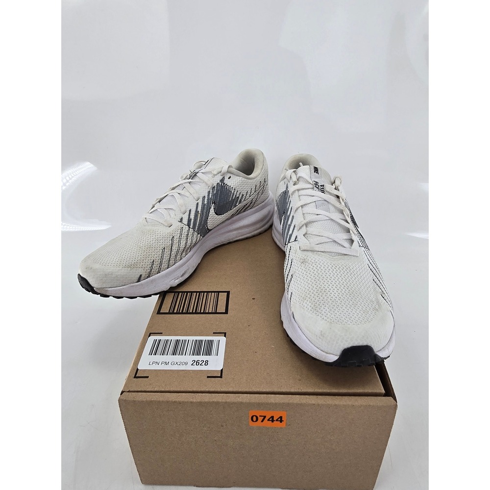 Nike Downshifter 9 Running Shoes Mens Size 10.5 White Black HM9594-102 - Good